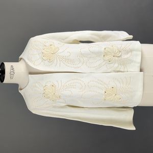 Vtg Embellished Cardigan